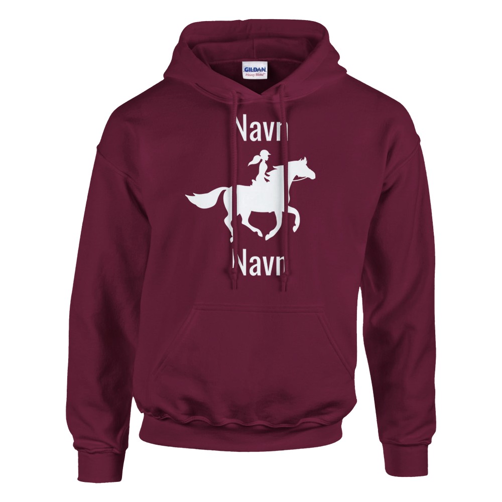 Personlig Design Hoodie Rytter – produktbilde 2 av 5