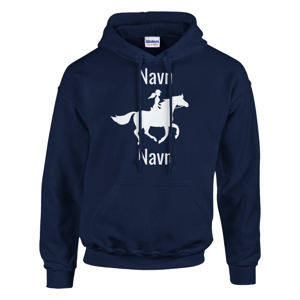 Personlig Design Hoodie Rytter – produktbilde 4 av 5